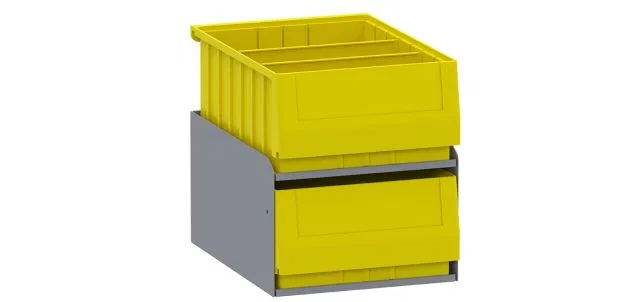 40342 – HOLMAN Van Storage System Cabinet, Shelf Mount With Two 40311 Bin Boxes Steel